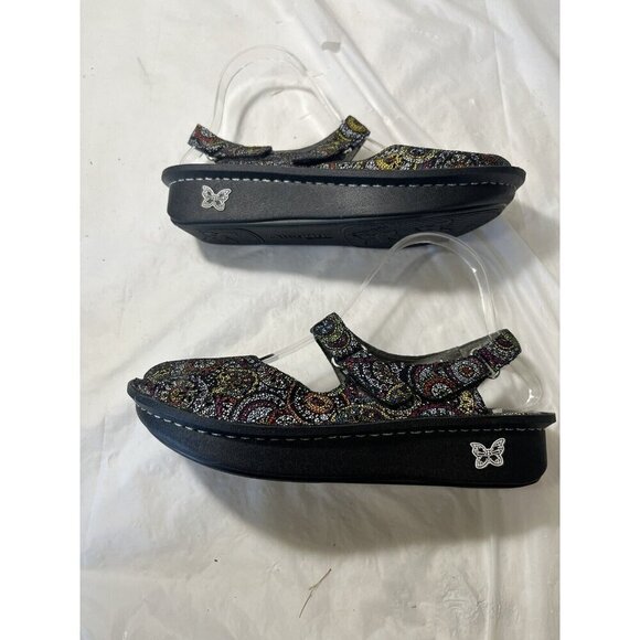 Alegria Jemma Spiro Multi Jem 325 Sz 38 US 8 - 8.5 Leather Clog Mary Jane - Picture 8 of 15